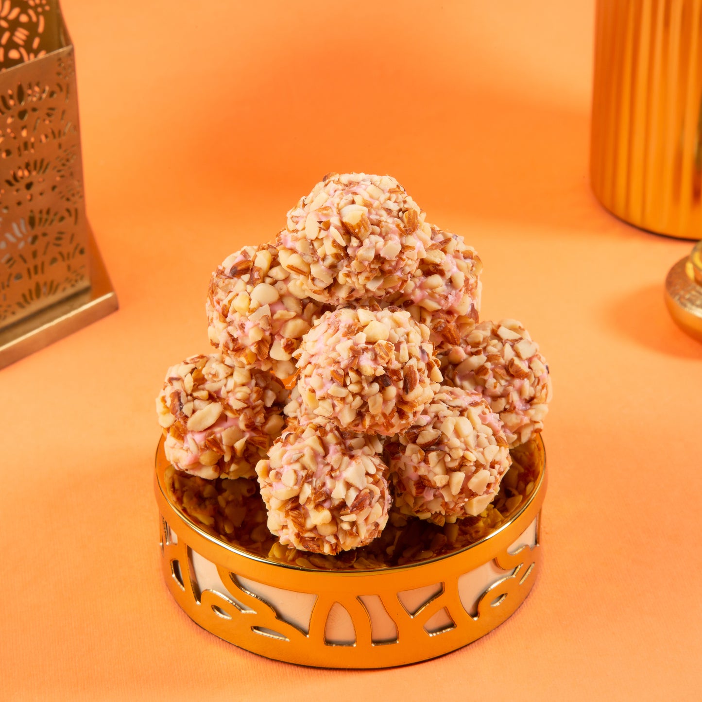 Rose Badam Laddu