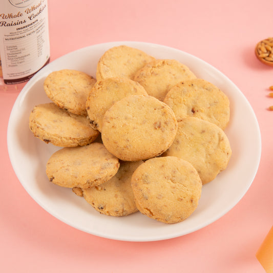 Whole Wheat & Raisins Cookies